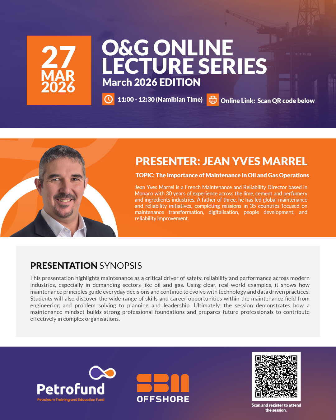 O&G LECTURE SERIES - March Edition